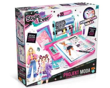 slomart Kreativni set Projekt Moda s svetlečo tablico