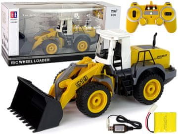 slomart DOUBLE E Bager-nakladač na daljinsko upravljanje R/C 1:20 z dvižnim roko