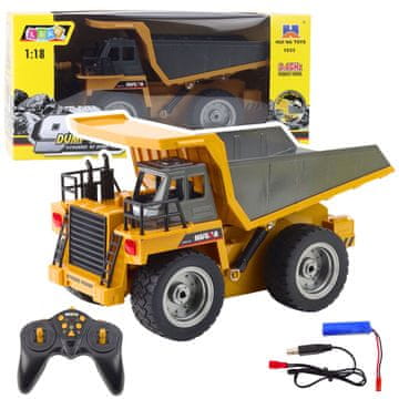 slomart Huina RC bager prekucnik, 9-kanalni, 1:18
