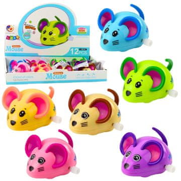 slomart LEAN TOYS Navijalna miška s premikajočim se repkom (8 cm)