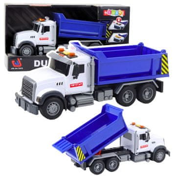 slomart LEAN TOYS Kiper tovornjak z lučmi in zvoki, modra
