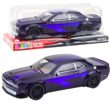 slomart Športni dirkalni avtomobil LEAN TOYS s trenjem, temno vijoličen
