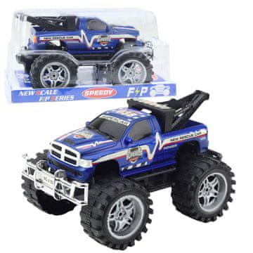 slomart Terenski reševalni avtomobil LEAN TOYS s vlečno kljuko, moder