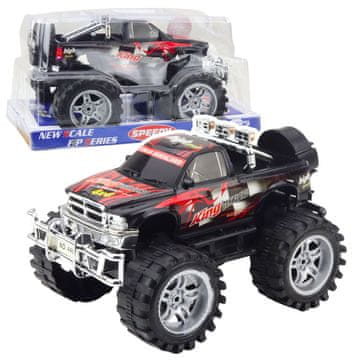 slomart Terenski avtomobil LEAN TOYS King rdeče-črn s pogonom na zadnja kolesa, 27cm