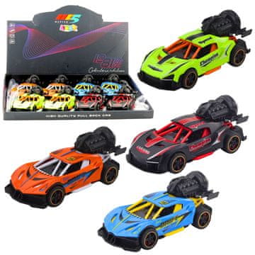 slomart Športni avtomobil LEAN TOYS s pogonom, lučmi, zvoki in dimnim učinkom