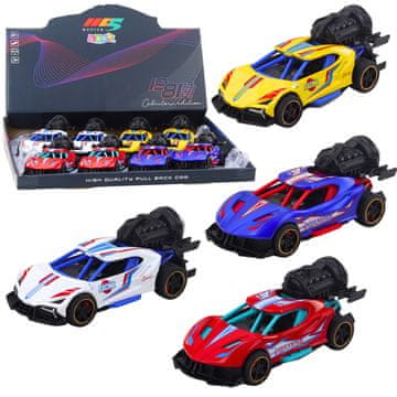 slomart Športni avtomobil LEAN TOYS 1:36 s pogonom, lučmi, zvoki in dimnim učinkom