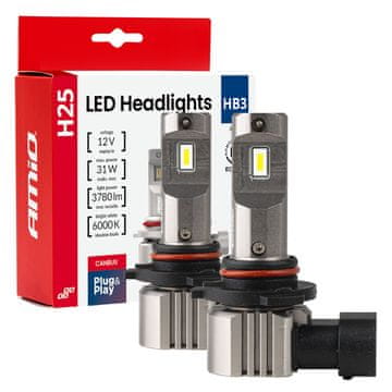 slomart Avtomobilska LED žarnica AMiO H25 CANBUS HB3 (9005), 12V, 31W