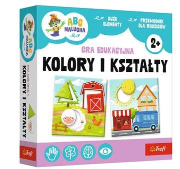 slomart TREFL GRY Vzgojna Igra Barve in Oblike ABC Malčka Rodzina Treflików