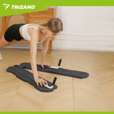 Trizand deska za pilates z LCD števcem, črna