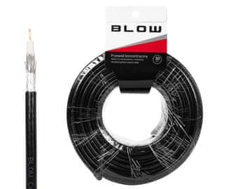 slomart Blow Koaksialni kabel RG6U CU, 30m, 96x oplet, črn, geliran