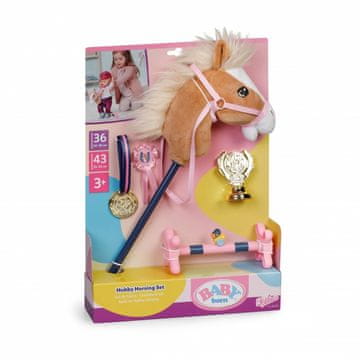 slomart ZAPF Baby born Komplet Hobby Horsing za lutko (43 in 36 cm)