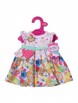 slomart ZAPF BABY born Obleka z jagodnim pasom za punčko 43 cm