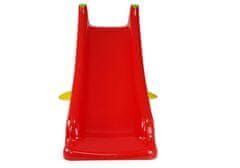 Adorex Vrtni tobogan za otroke s 3-stopenjsko lestvijo, rdeč 75 cm, 424