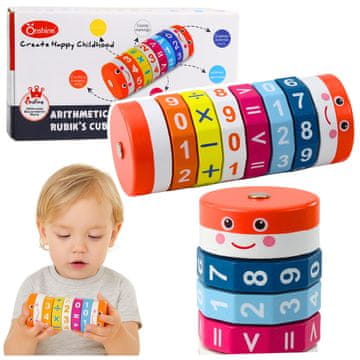 slomart LEAN TOYS izobraževalni valček za matematiko za otroke