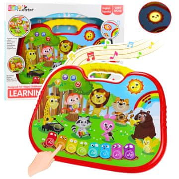 slomart LEAN TOYS interaktivna izobraževalna tablica s sloni