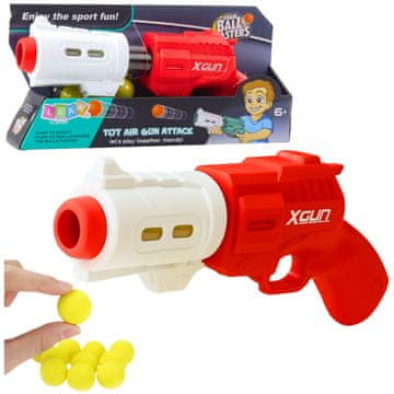 slomart Pištola na mehke pene XGUN, LEAN TOYS, Rdeča