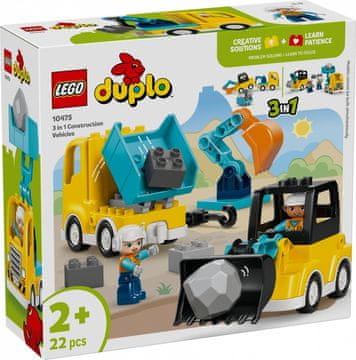 slomart LEGO DUPLO 10475 Gradbena vozila, 3 v 1