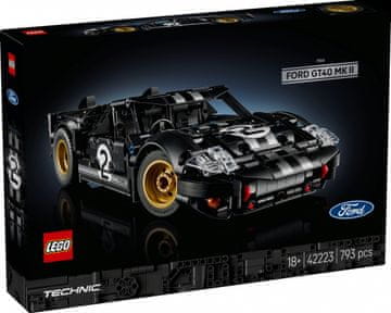 slomart LEGO Technic 42223 Ford GT40 MKII, dirkalni avto, 793 kosov