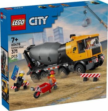 slomart LEGO City 60478 Betonska mešalnik, gradbeno vozilo