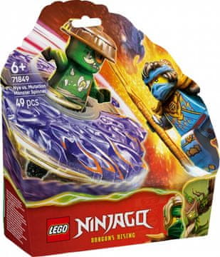 slomart LEGO NINJAGO - Nya proti Zmutiranemu pošasti na Spinnerju (71849)