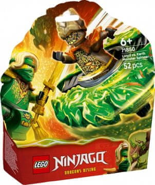 slomart LEGO NINJAGO - Lloyd proti Zmutiranemu Glinastemu pošasti na Spinnerju (71850)