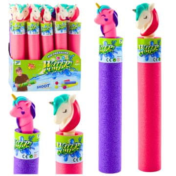slomart PENAŠKA PIŠTOLA NA VODO ENOROG ROZA/VIJOLIČNA 35 cm LEAN TOYS