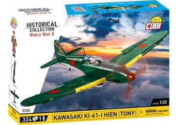 slomart Gradbeni bloki Cobi Klocki - Zbirka WWII KAWASAKI KI-61-I HIEN (TONY) 324 koščkov