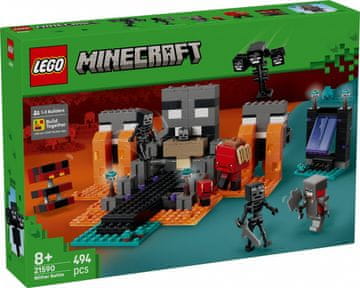 slomart LEGO Minecraft 21590 Boj z Witherjem, gradbeni komplet