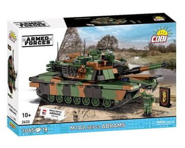 slomart COBI KLOCKI M1A2 SEPv3 Abrams 2633, gradbeni bloki 1065 kosov