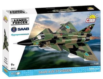 slomart COBI KLOCKI Saab AJS 37 Viggen gradbeni bloki, 911 kosov
