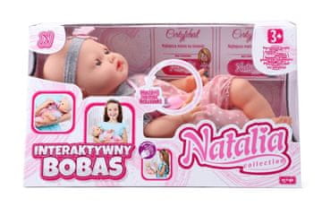 slomart Interaktivna lutka Natalia ARTYK, 41 cm, s zvoki