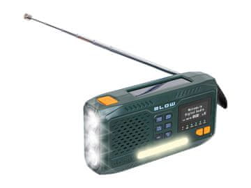 slomart Blow RA19 Prenosno radio AM/FM/DAB+ s solarnim polnj.