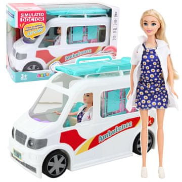 slomart Mobilna bolnišnica LEAN TOYS Ambulanta z nosili