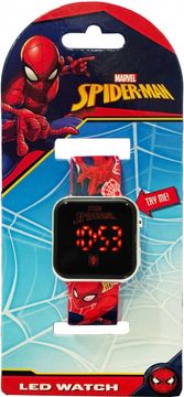 slomart Otroška LED ura Spiderman z datumom