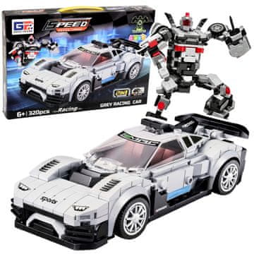 slomart Kocke konstrukcijske: dirkalnik ali robot (2v1), bel
