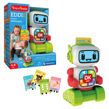 shumee Izobraževalni robot Eddie Poljski jezik se učim skozi igro Clementoni 50411
