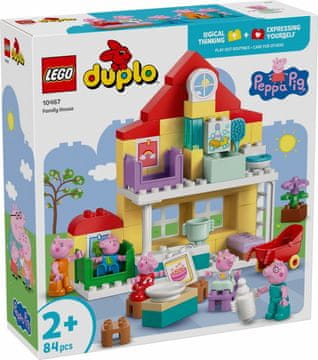 slomart LEGO 10467 DUPLO Peppa Pig družinska hiša
