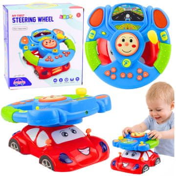 slomart Interaktivni Volan s Projektorjem in Zvočnimi Efekti - LEAN TOYS