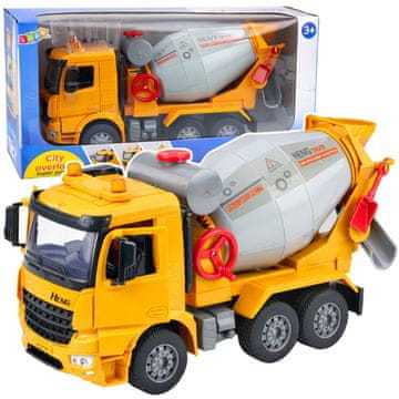 slomart LEAN TOYS Gradbena mešalec betona, lučke, zvoki, odpirajoča vrata
