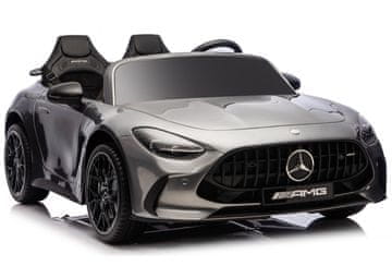 slomart Lean Cars DK-GT63 24V LCD električni avto na akumulator, siv lakiran