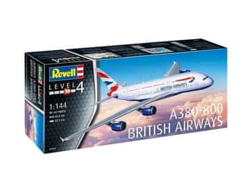 slomart REVELL A380-800 British Airways plastični model