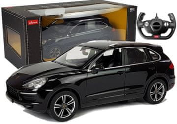 slomart Porsche Cayenne Turbo RC avto, Rastar, črn, 1:14
