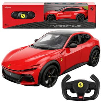 slomart RC avto Rastar Ferrari Purosangue, rdeč, 1:24