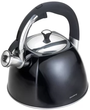 slomart Klausberg Klasičen kuhinjski čajnik, 3l, črn
