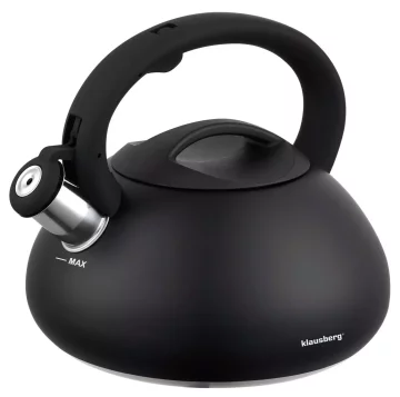 slomart Klasični kuhinjski lonec 2,7l, črn Klausberg
