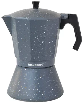 slomart Kavna posoda za espresso Klausberg siv marmor, 12 skodelic