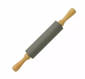 slomart KING Hoff valjar za testo, silikon-les, siv, 39,5 cm