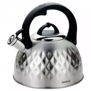 slomart Klausberg klasični kuhinjski lonec, 3 l, srebrn