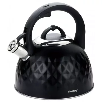 slomart Klausberg klasični kuhinjski lonec, 3 l, črn