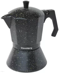 slomart Klausberg kavni avtomat za espresso s črnim marmorjem, 9 skodelic